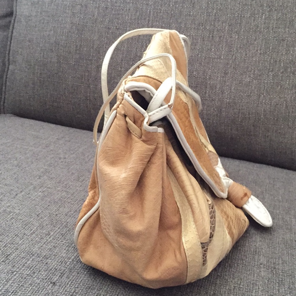 Vintage Patchwork Purse With Studs - image 4